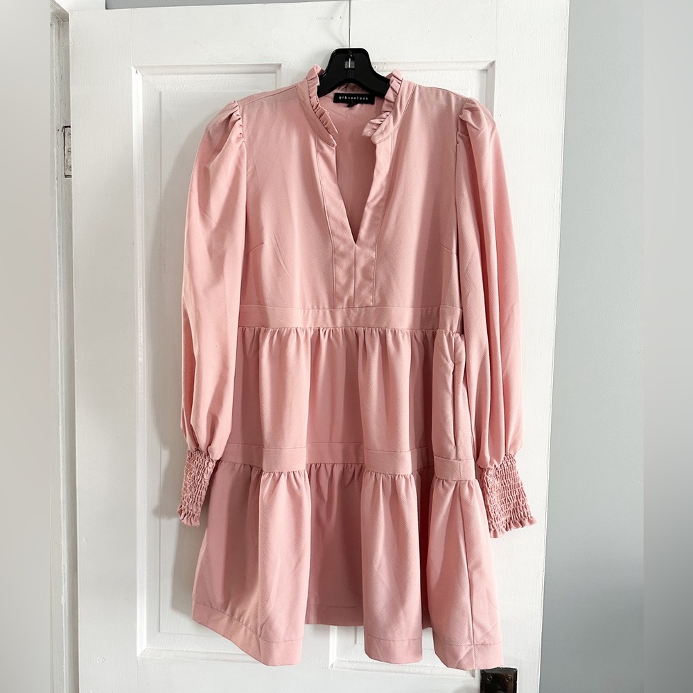 gibsonlook Long Sleeve Baby Doll Dress